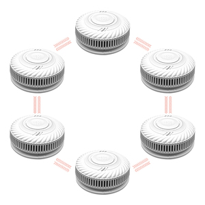 연동형 연기 감지기 10년 배터리 연기 감지기 (EN14604 인증) - Product Image 1