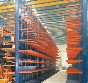 Sistema de estantes cantilever resistente de aço forte H para armazenamento em armazém