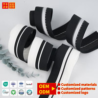 Vente en gros usine : Bande de taille en polyester avec logo personnalisé, entoilage thermocollant pour ceintures de pantalons et doublure de taille pour jeans sur mesure
