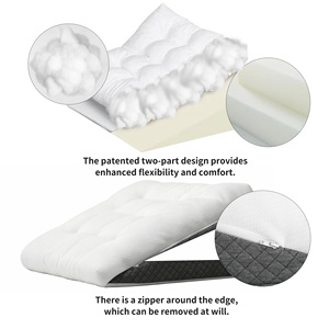 Almohada Ergonómica Triangular Multifuncional Personalizable OEM ODM, Cojín Ortopédico <span class=keywords><strong>Cervical</strong></span> para Lectura en Cama - Product Image 4