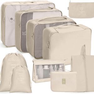 Wholesale 7 Pcs Travel Luggage Organizers Set Waterproof <b>Suitcase</b> Organizer Clothes Shoes Cosmetics Toiletries Storage Bags - Product Image 4