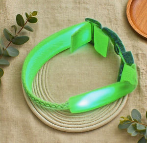 2025 Nueva gran oferta precio barato de fábrica noche perro caminando USB carga <span class=keywords><strong>LED</strong></span> luz nocturna ensanchado mascota gato perro <span class=keywords><strong>Collar</strong></span> en Stock - Product Image 4
