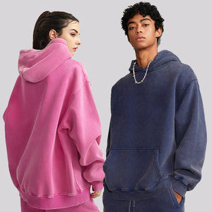 Personnalisation en gros <span class=keywords><strong>de</strong></span> haute qualité 350 grammes <span class=keywords><strong>de</strong></span> coton lourd Super Large pull <span class=keywords><strong>de</strong></span> sport décontracté ample sweat à capuche blanc vierge pour hommes - Product Image 2