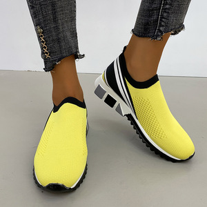 <span class=keywords><strong>Scarpe</strong></span> da Corsa Casual da <span class=keywords><strong>Donna</strong></span> Nuove Traspiranti con Tomaia in Mesh Tinta Unita, Suola Spessa in <span class=keywords><strong>Denim</strong></span>, Punta Chiusa, Slip-On, Resistenti all'Usura - Product Image 6