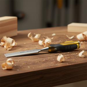 Cincel para madera Stanley de 22 mm para trabajar la madera con mango ergonómico - Product Image 3