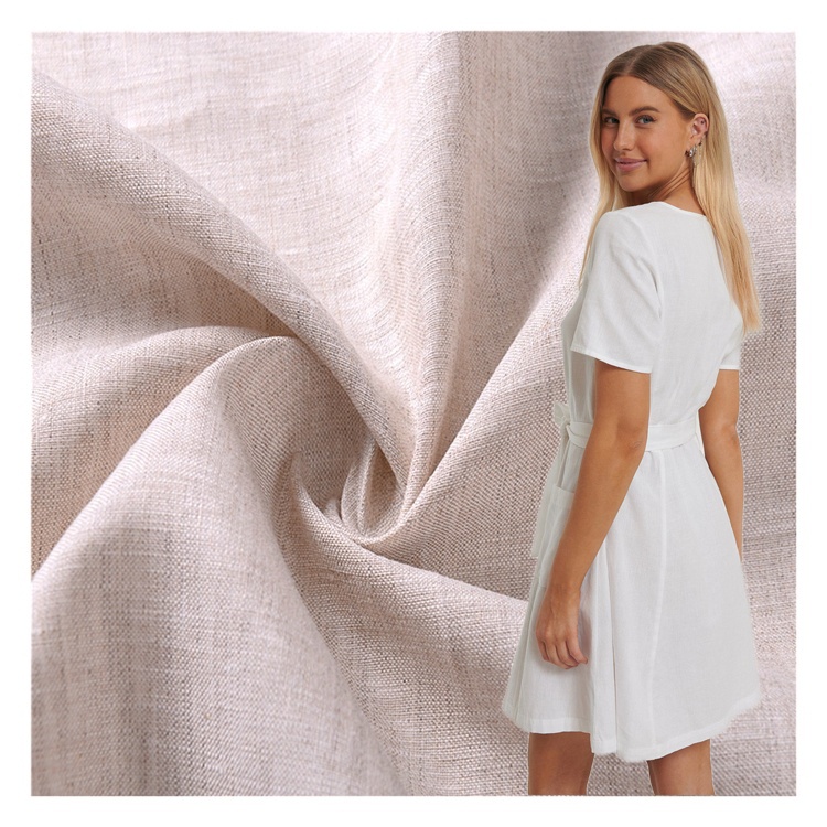 Оптовая продажа, французский производитель 100% льняной ткани, гладкая окрашенная льняная ткань для одежды