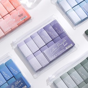 <span class=keywords><strong>Gomme</strong></span> à effacer en plastique dégradé pour étudiants, efface proprement en laissant des traces, série de couleurs Morandi, <span class=keywords><strong>gomme</strong></span> <span class=keywords><strong>magique</strong></span> élégante Instagram - Product Image 2