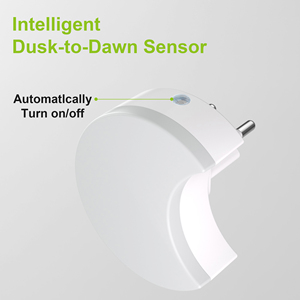 Cloud Shape Dusk-to-Dawn <b>Sensor</b> Night <b>Light</b> with Warm White Glow for Kids Gift and Factory Direct Wholesale - Product Image 3