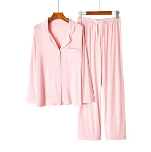 Artı boyutu yeni varış pijama bayanlar modal ev giyim kadın loungewear set kadınlar pamuk pijama takımı unisex