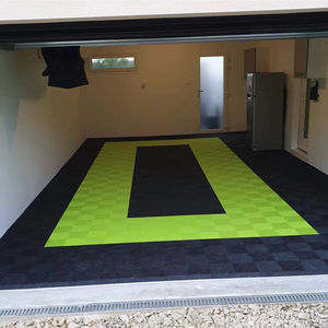 Dalles de sol de <span class=keywords><strong>garage</strong></span> en plastique PP, fabrication chinoise, pour installation dans mon atelier automobile, revêtement de sol en plastique - Product Image 2