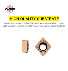 Zanho tiên tiến lớp phủ PVD Chất lượng cao chèn cacbua cho siêu hợp kim cnmg ccmt dcmt tcmt wnmg tnmg ccmt dcmt tcmt - Product Image 3