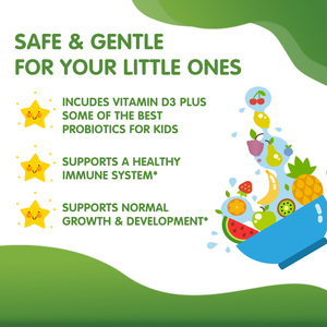Multivitamines pour enfants avec <span class=keywords><strong>fer</strong></span>, 18 vitamines et minéraux essentiels, vitamine D3 pour soutenir l'immunité et la croissance des enfants - Product Image 3