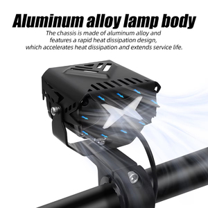 ไฟสปอร์ตไลท์ LED แบบเลนส์คู่ 12-24V สำหรับมอเตอร์ไซค์ กันน้ำ กันฝุ่น ใช้เป็นไฟหน้าเสริมสำหรับรถบรรทุกและมอเตอร์ไซค์ - Product Image 2