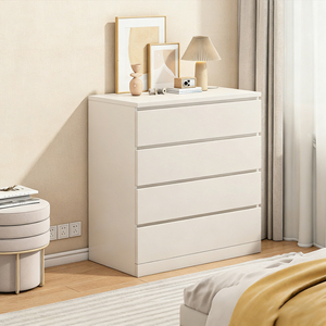 Cassettiera Alta Moderna Bianca Personalizzata Made in China, Mobile per Camera da Letto in Stile Nordico, Armadio in Legno con 8 Cassetti - Product Image 5