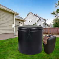 Jaccuzzis gonflable pour une personne Spa extérieur portable Bain à remous pour massage Spa à bulles Piscine gonflable Jet d'air