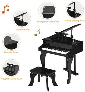 Mini pianoforte educativo all'ingrosso di alta qualità 30 tasti OEM piccolo piano in legno per bambini - Product Image 5