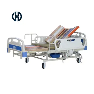 CE証明書付きプロフェッショナル大量冷間圧延鋼手動医療患者医療看護ベッド
