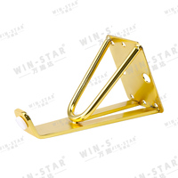 WINSTAR Langlebige Qualitäts-Möbelfüße Schräge Goldene Eisenguss Moderne Sofa- und Bettbeine
