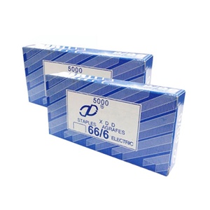 Mini <span class=keywords><strong>agrafeuse</strong></span> électrique 66/6 <span class=keywords><strong>agrafes</strong></span> 106-105 spéciale <span class=keywords><strong>pour</strong></span> couches épaisses, alimentation manuelle, en métal et plastique, logo imprimé - Product Image 1
