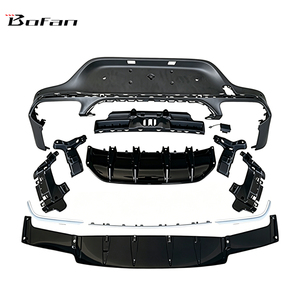 Diffuseur arrière style GLC63 AMG pour Benz <span class=keywords><strong>GLC</strong></span> Coupé C253 2016-2022, montage direct, non peint, PP+ABS - Product Image 2