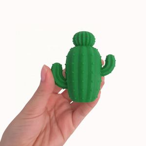 Boules de lavage en forme de cactus, accessoires verts avec dessus rose, réutilisables pour sécher les vêtements, adoucissant textile, boule de séchage en laine - Product Image 3