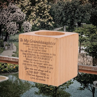 Mini pot à succulentes en bois moderne, en bois massif, écologique, créatif, cadeaux gravés personnalisés et souvenirs de mariage