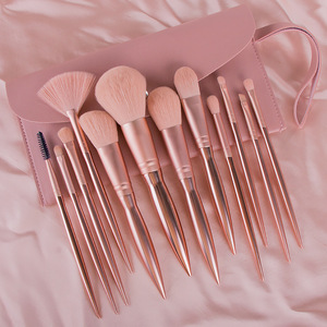 Nhãn Hiệu Riêng Makeup <span class=keywords><strong>Brush</strong></span> <span class=keywords><strong>Set</strong></span> Rose Gold <span class=keywords><strong>12</strong></span> Cái Mặt Fan Cọ Độc Đáo Cao Cấp <span class=keywords><strong>Make</strong></span> <span class=keywords><strong>Up</strong></span> Brushes - Product Image 5