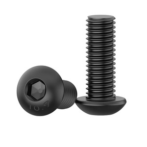J&Gong Semi Circular Head Hex <b>Socket</b> Cap <b>Screws</b> M3 M4 M5 M6 M8 M10 M12 High Strength 10.9 Grade - Product Image 1