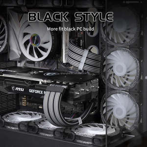 RGB PCI-E 6+2Pin Customized OEM <strong>PC</strong> MB 2*8PIN RGB Cables <strong>PSU</strong> Gaming Hardware Gaming Computer Case <strong>PC</strong> LED Power Extension Cable - Product Image 6