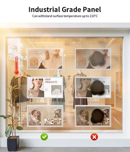 Écran LCD commercial suspendu pour fenêtre en verre de 18,5 à 27 pouces, moniteur publicitaire, affichage numérique - Product Image 3