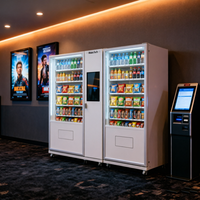 Distributeur automatique intelligent avec écran tactile de 21,5 pouces, télémétrie, gestion mobile, grande capacité, assortiment de snacks et de boissons pour hôpital
