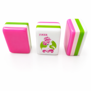 โต๊ะไพ่นกกระจอกพับได้, กระเบื้องไพ่นกกระจอกแผ่นกระเบื้องคริสต์มาสอเมริกันชุดอเมริกันไข่มุกคริสต์มาส - Product Image 5
