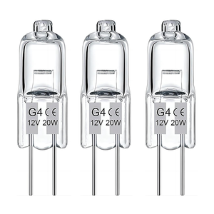 Ampoule G4 halogène en verre cristal, type perle, <span class=keywords><strong>JCR</strong></span> 12V 10W 20W, basse tension, pour suspension frontale de miroir, CRI 90, angle de faisceau 360°, dimmable - Product Image 1