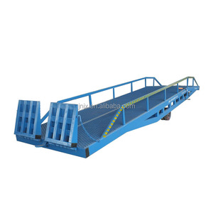 <span class=keywords><strong>10</strong></span> Tonnen mobile Gabelstapler Rampe Lade plattform Hub tische tragbare Laderampe 20 Tonnen Container Laderampe - Product Image 6