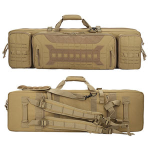 TRONYOND Molle Doble Pistola Táctica Bolsa de Transporte Estuche 32 \ "36 \" 42 \ "46 \" Mochila Acolchada Rango <span class=keywords><strong>Tipo</strong></span> Cremallera - Product Image 1