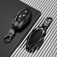 Housse de clé pour BYD Song Plus Atto 3 Han EV Tang DM Qin Seal Dolphin Remote Fob Holder Porte-clés Accessoires de voiture