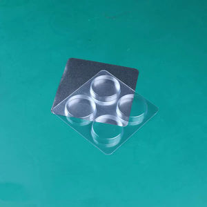 Feuille rigide de PVC de <span class=keywords><strong>film</strong></span> de PVC de catégorie pharmaceutique médicale de petit pain rigide transparent bleu de PVC - Product Image 3