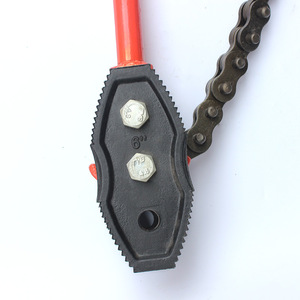 Llave de Cadena para Tuberías Luwei Tools 45 #   Mordaza Ajustable de Acero con Dientes Dentados, Grado Industrial, Métrica, Resistente al Aceite - Product Image 2