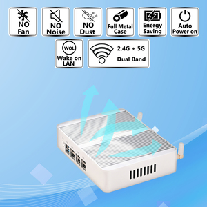 KINGDEL Fansız Mini Bilgisayar Dört Çekirdekli 12. Nesil N100 8GB DDR4 RAM + 128GB NVMe SSD 4K Üçlü Ekran DP+2xHD 2xLAN - Product Image 2