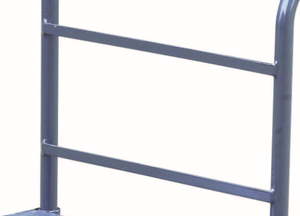 Chariot de transport industriel à structure métallique robuste, chariot de transport lourd, chariot de supermarché - Product Image 2