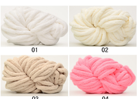 Hank Knitting Jumbo Super Soft Chunky Chenille Yarn