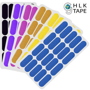 HLK Patchs Anti-rides Pré-découpés Kinesiologiques pour le Visage, Bande de Lifting Instantané pour le Cou, le Visage et les Yeux, pour le Raffermissement de la Peau du Front et des Yeux - Product Image 4