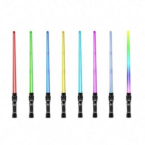Sabre laser LED extensible en plastique pour enfants, inspiré des films, avec lumières clignotantes, écologique, de haute qualité, cadeau pour les fans de Star Wars - Product Image 6