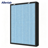 Filtre Alleviair HF02 à 4 étages HEPA H13 et charbon actif zéolite pour HATHASPACE HSP002, usage domestique et professionnel