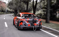 Kit carrosserie en fibre de carbone - Compatible avec Audi TT RS 2015-2019, lèvre avant, diffuseur arrière, jupes latérales, spoiler, haute qualité, ajustement parfait