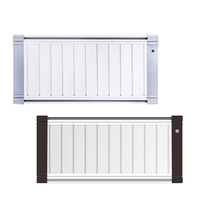 China Fabriek Verkopen Direct Elektrische Panel Decor Muur 1800W Gietijzeren Kachel