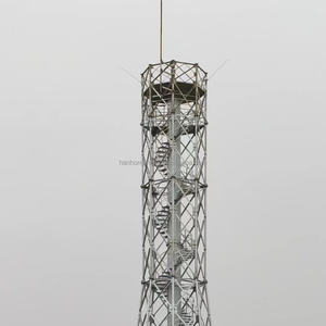 Der Signalturm der Radar-Beobachtungsstation, der Meteorologieturm und der Erhöhte Stützkonstruktion. - Product Image 2