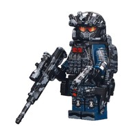 Soldats de combat intelligents Delta Force Commando SWAT, armes et équipement des forces spéciales, modèle de soldat en blocs de construction ABS
