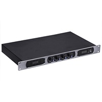 Amplificateur de puissance DSP Classe D 4 canaux 350W RMS 4 ohms 1U DK4350 pour événements, karaoké et salles de conférence