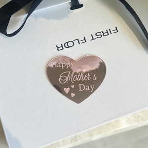 น้ำผึ้งและความหวาน ของตกแต่งเค้กรูปหัวใจอะคริลิค สุขสันต์วันแม่ ท็อปเปอร์คัพเค้ก อุปกรณ์ตกแต่งปาร์ตี้วันแม่ วันสตรี - Product Image 4